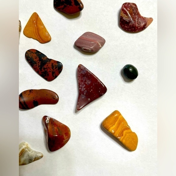 Stones Tumbles Mixed Tumbled Stones Lot of 17 - Picture 8 of 10